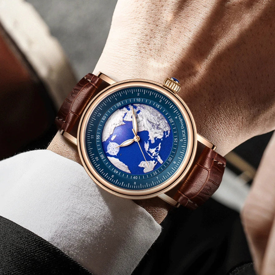 Creative Earth Quartz Wristwatch