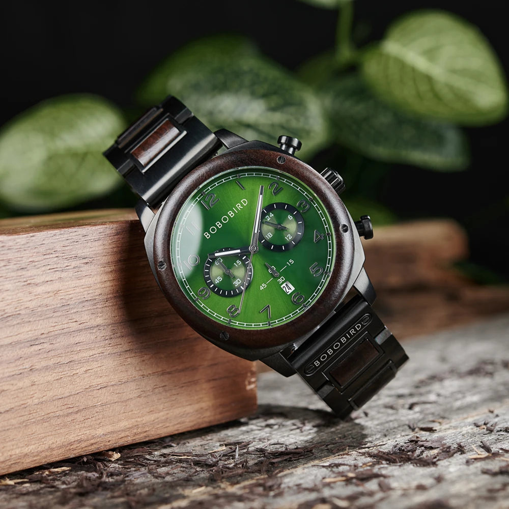 Stainless Steel Chronograph Watch
