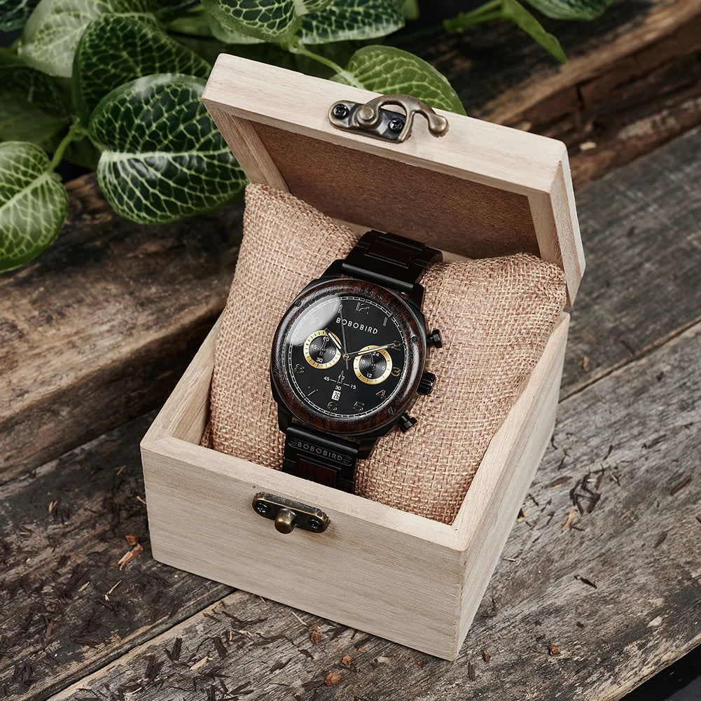 Stainless Steel Chronograph Watch