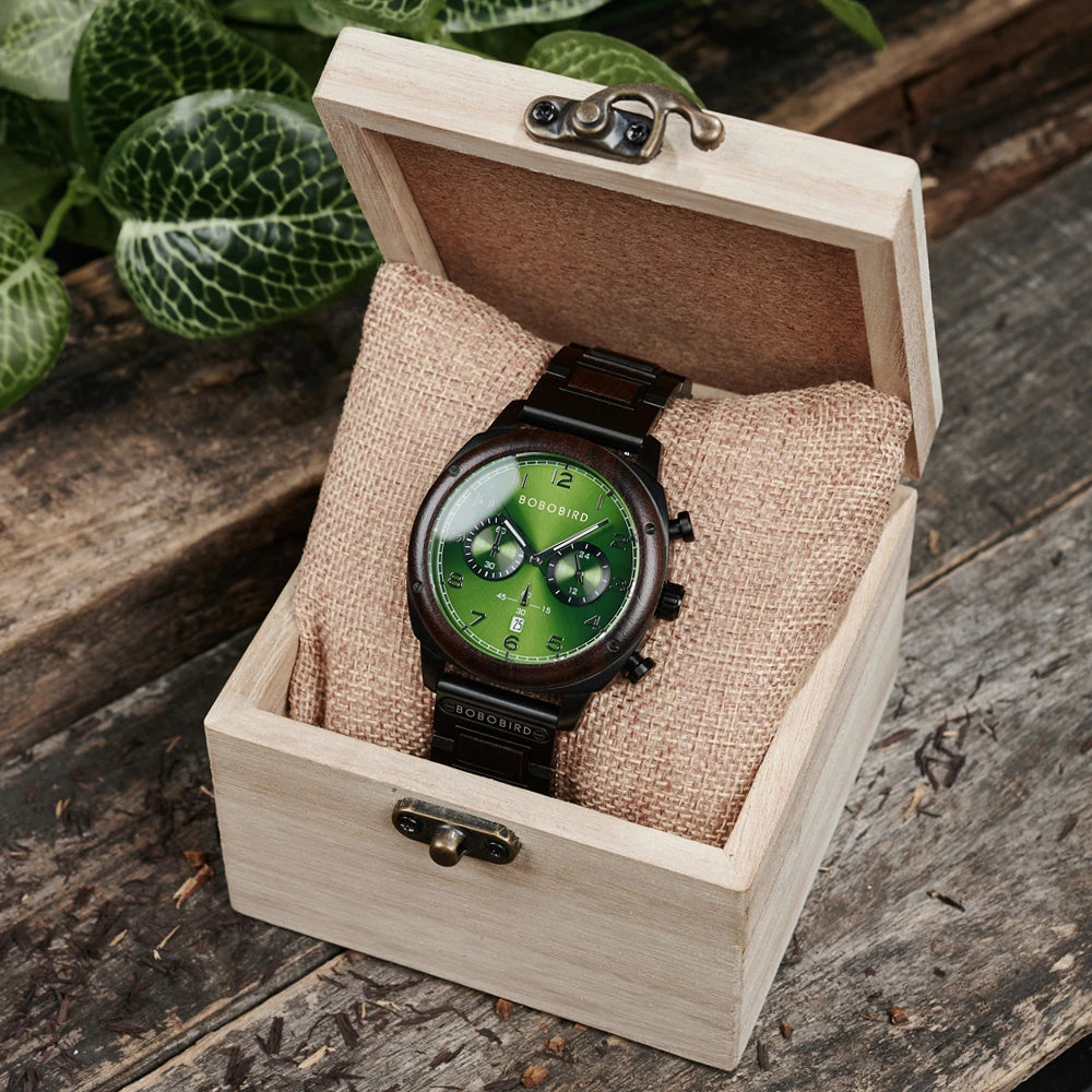 Stainless Steel Chronograph Watch