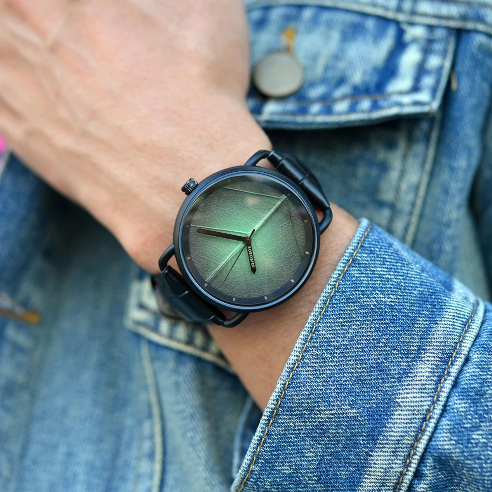Real Leaf Dial Fashion