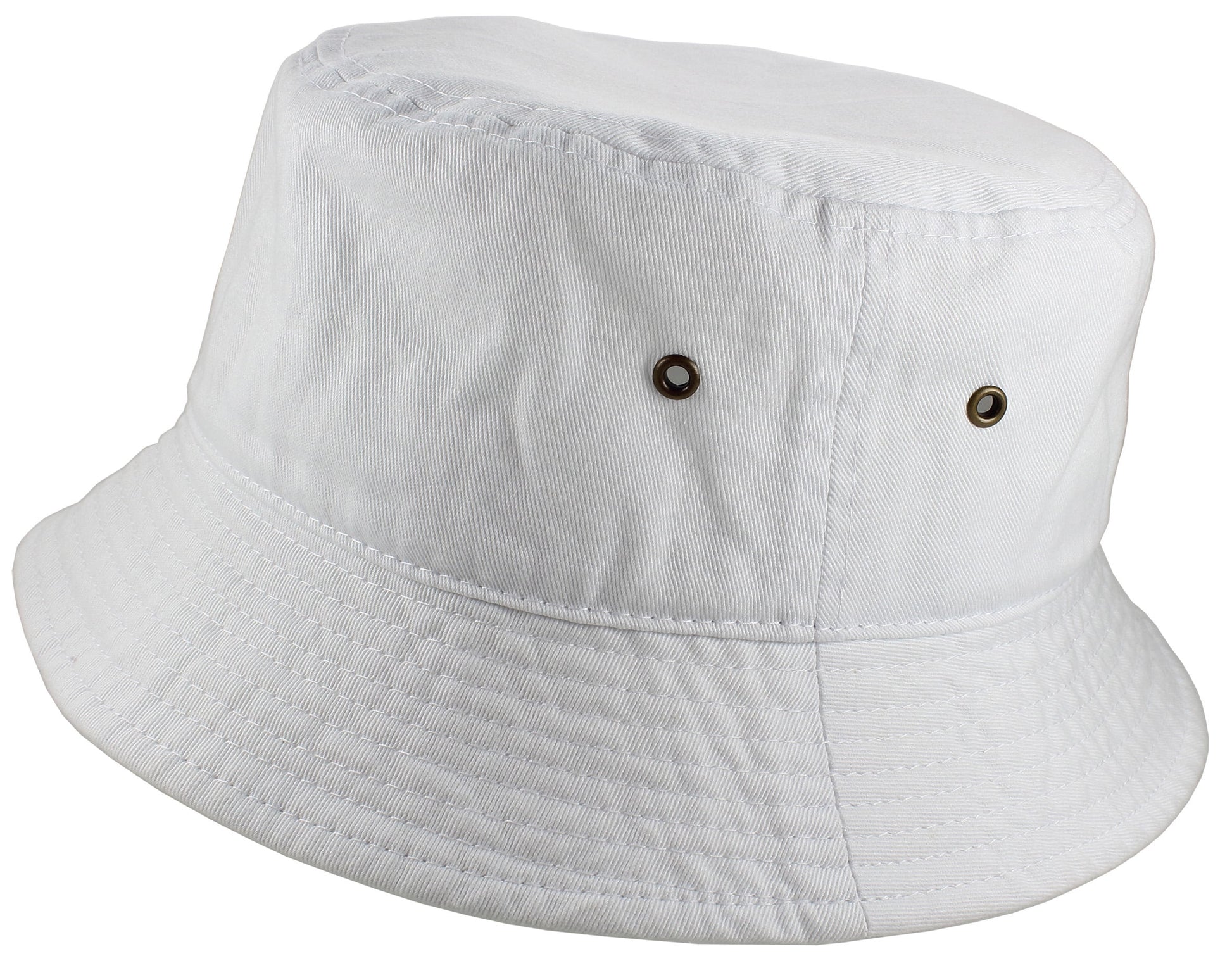Bucket Hat 100% Cotton Packable Summer Travel Cap. Neon Green-L/Xl