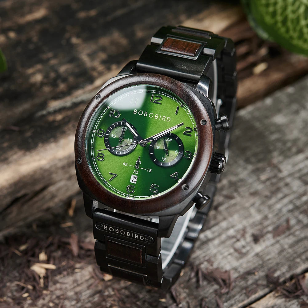 Stainless Steel Chronograph Watch