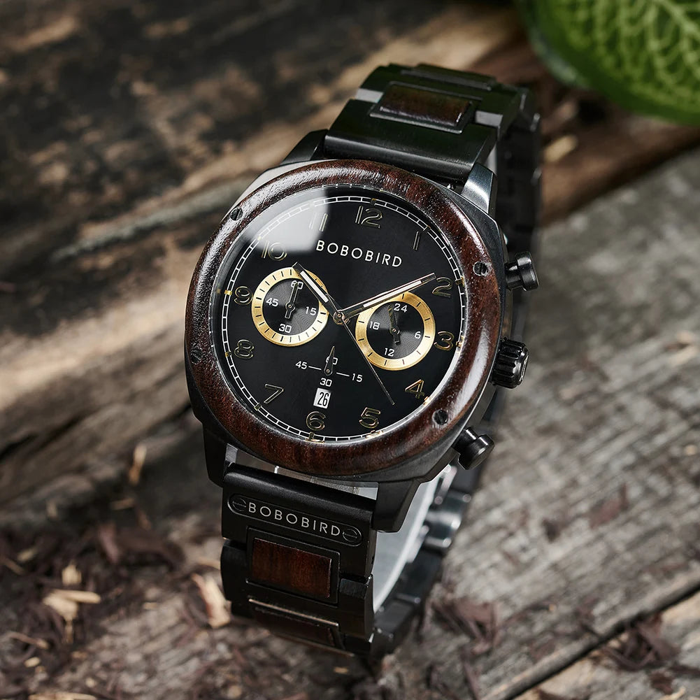 Stainless Steel Chronograph Watch