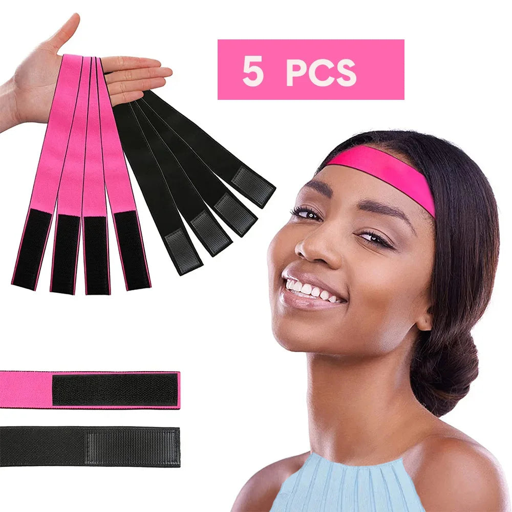 Wholesale Elastic Band for Lace Frontal Wigs Melt 1/5/10 PCS Lace Melting Elastic Band for Melting Lace Band Wig Bands for Women