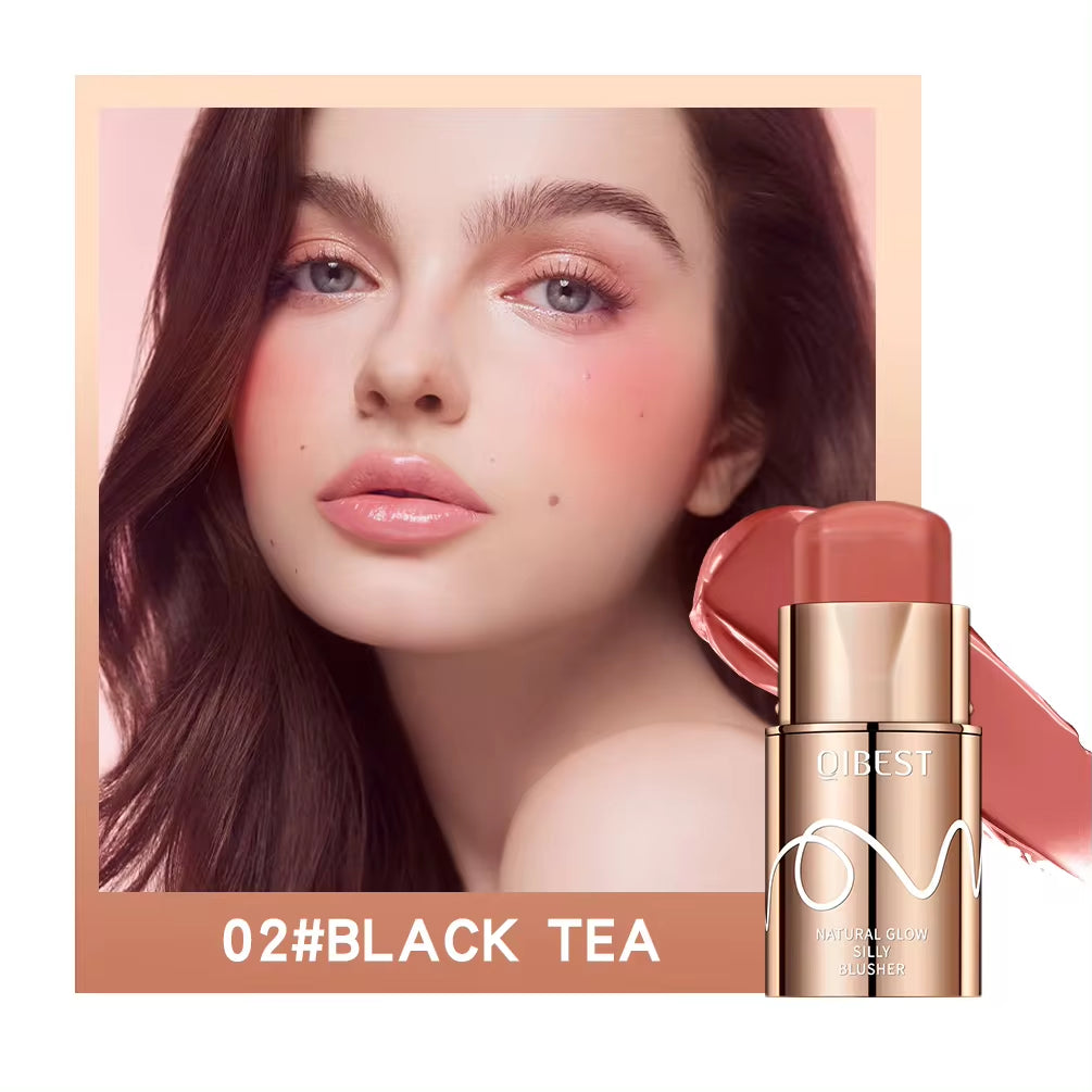 Lipstick Blush Stick 3-In-1 Eyes Cheek and Lip Tint Buildable Waterproof Lightweight Cream Multi Stick Makeup for Women